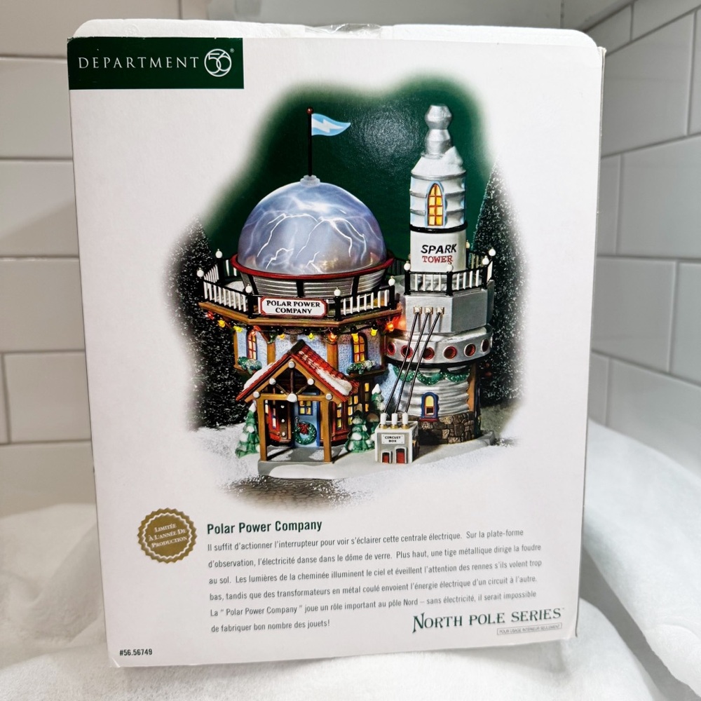 ❤️🎄❤️ Dept 56 | “Polar Power Company”| North Pole Series ❤️🎄❤️ - Picture 14 of 15